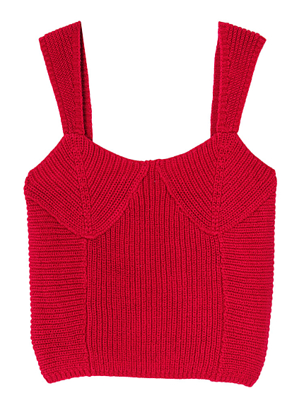 【dazzlin】ニットビスチェトップス