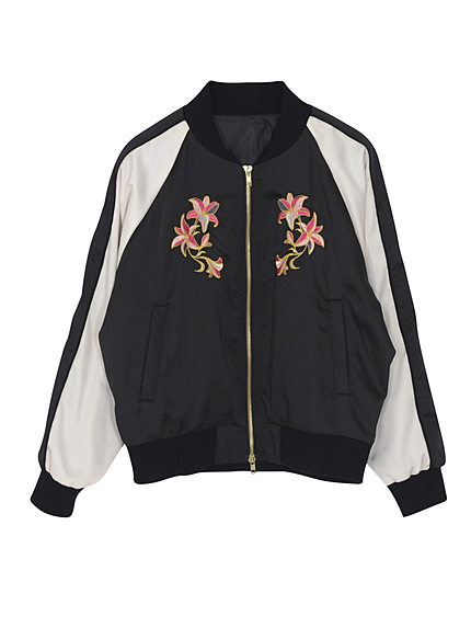 FLOWER embroideryブルゾン