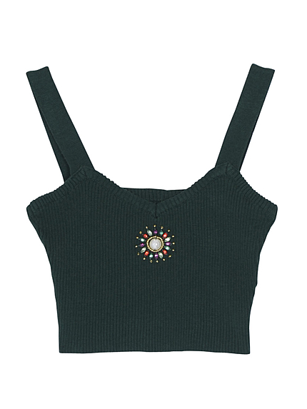 ビジューニットビスチェ