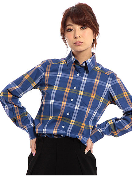 大判チェックシャツ