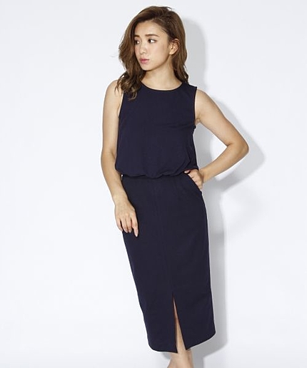 【大人気！全カラー予約受付中！】Ｉラインノースリワンピース