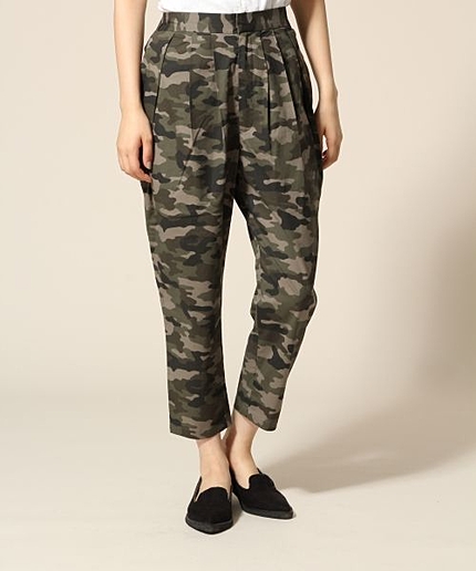 Ｃ／ＰＵサルエルテーパードパンツ