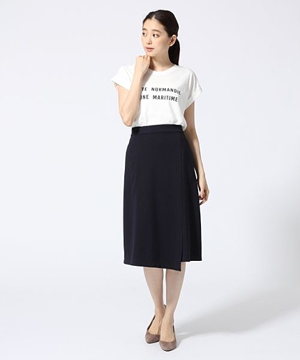 TR/カットAラインミドルスカート