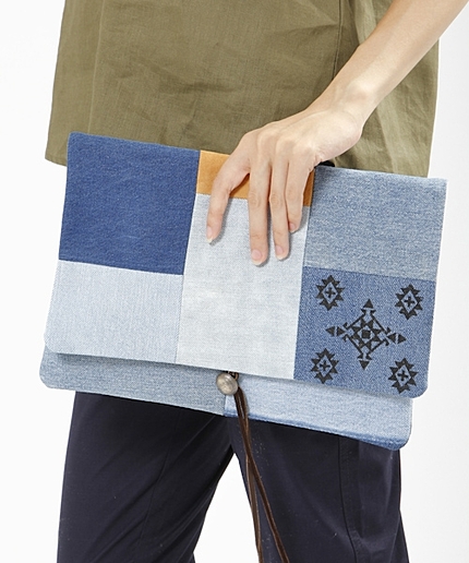 【MONT LIVRE(モント・リーブル)×BAYFLOW】デニムクラッチバッグ