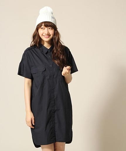 ■新作アイテム■ＵＳＡサファリシャツワンピース