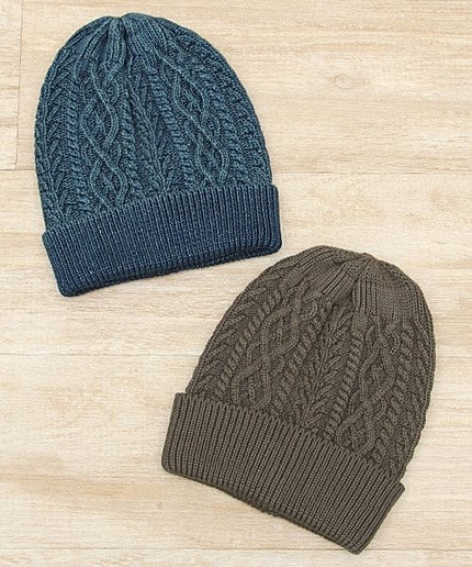 オリジナル ケーブルニットワッチ