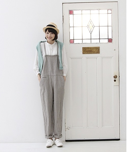 太番リネンサロペット