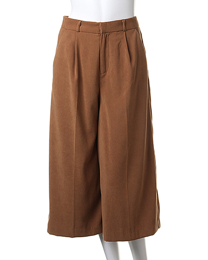 【non-no10月号新木優子さん着用】スウェードガウチョ／パンツ