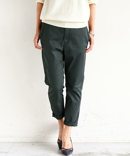 【WEB限定】by ※∵チノ9分丈テーパードパンツ