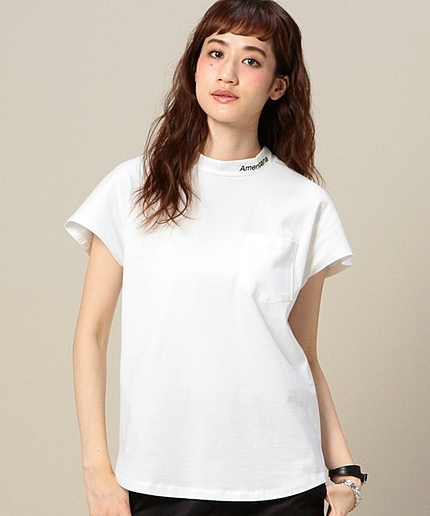 【別注】BY AMERICANA ハイネックポケットTシャツ