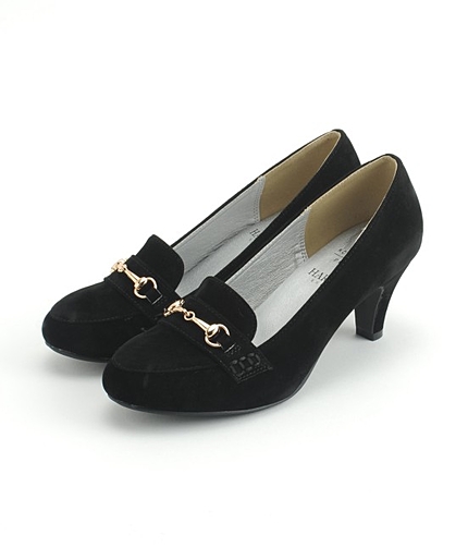 【WEB限定35サイズ】 【ROPE' PICNIC by HARUTA】ビットヒールアップローファー