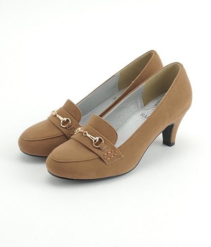 【WEB限定35サイズ】 【ROPE' PICNIC by HARUTA】ビットヒールアップローファー