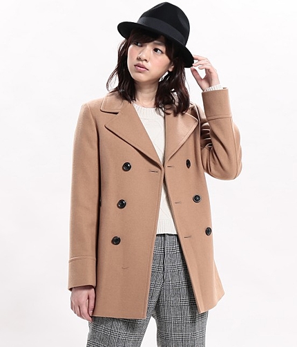 【non-no12月号掲載】 ウールメルトンPコート