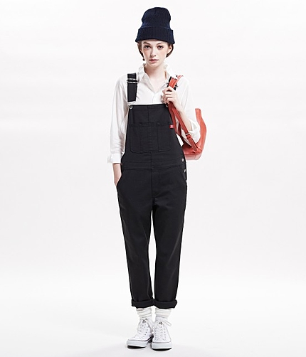 【mina10月号掲載】 【ViS×Dickies】ストレートオーバーオール