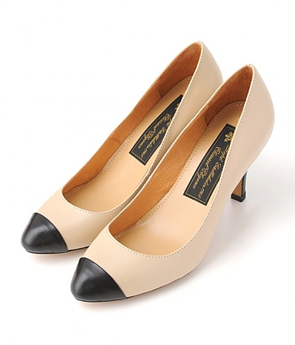 【LIMITED SALE!今だけさらに10%OFF】 バイカラーパンプス