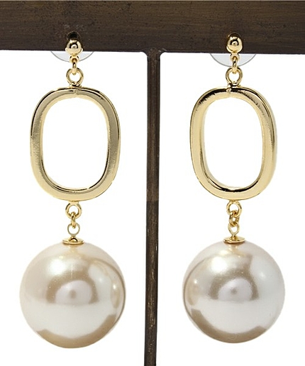 大玉パールピアス