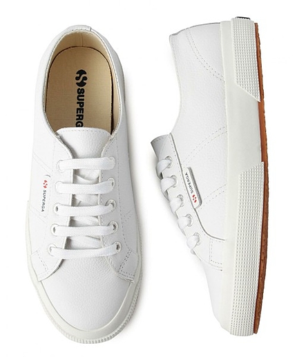 ＜SUPERGA＞ レザー スニーカー