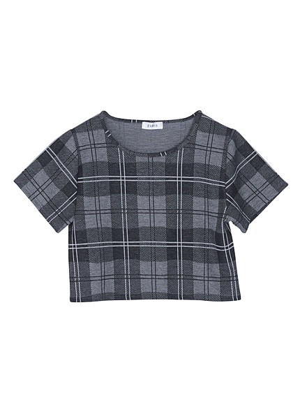 チェックTシャツ