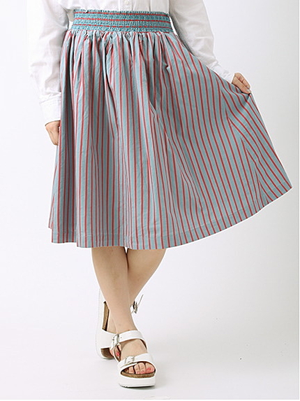ストライプスカート 1501323-21-13-11