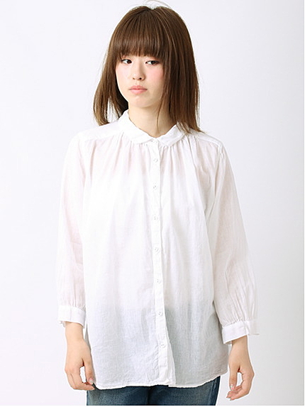 ボイル無地シャツ 1703015-22-11-12