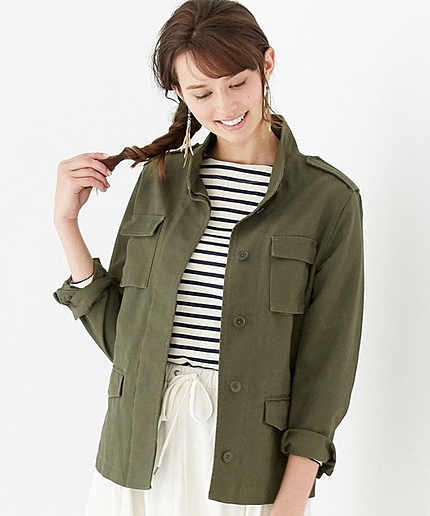 CB 40/-ダブルクロス ピーチ M65 ブルゾン