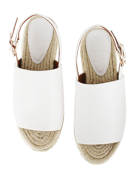 フラットジュートサンダル