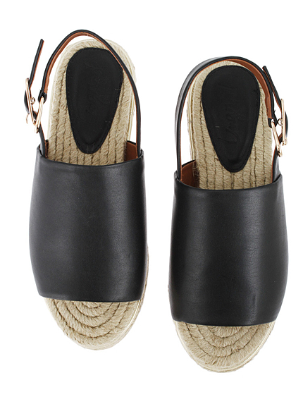 フラットジュートサンダル