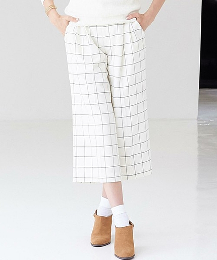 KC R/W BELT 2TK ガウチョパンツ