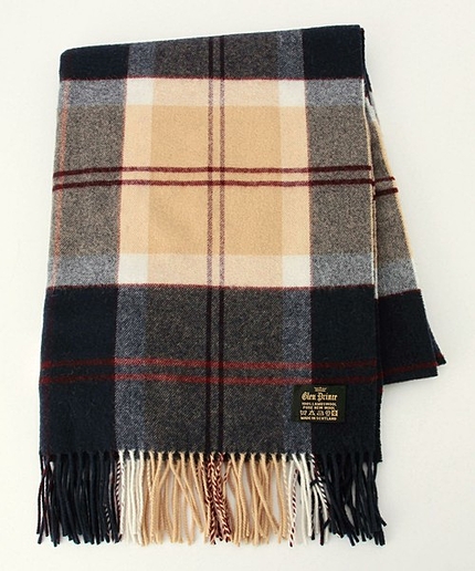 GLEN PRINCE チェックストール/Glen/P CHK STL 15FW