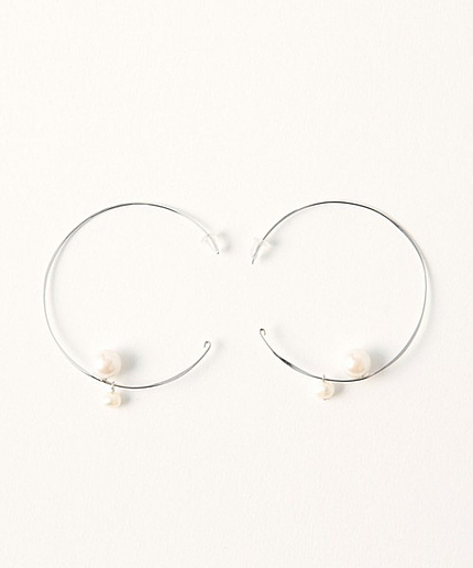 Another Edition×tetoteフェイクパールフープピアス/AE×tetote PLフープ P