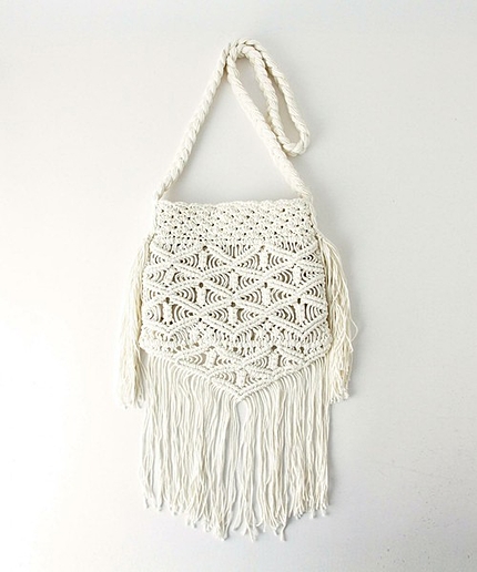 マクラメショルダーバック/AE Macrame SHLD