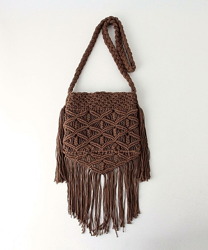 マクラメショルダーバック/AE Macrame SHLD