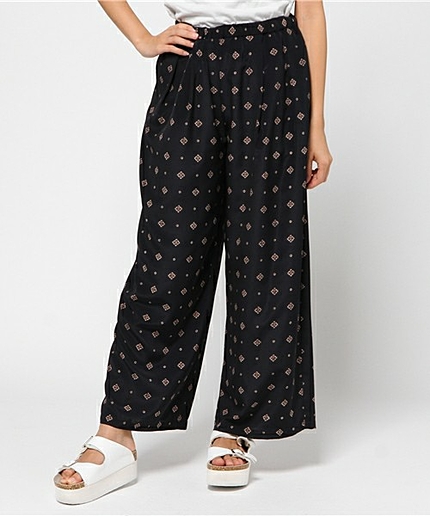 小紋プリントパンツ/AEBC コモンPRT EASY PT