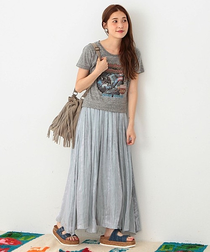 ギャザーマキシスカート/AEFC GAZ MAXI SK