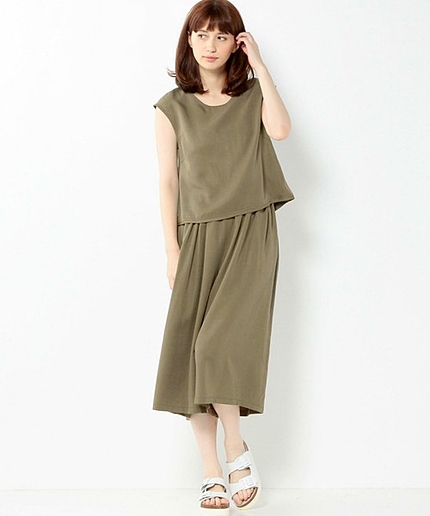 トップス×サロペットパンツ/AEBC TOPS × SLPT PT