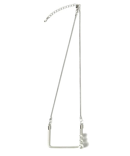 スクエアパールツキネックレス