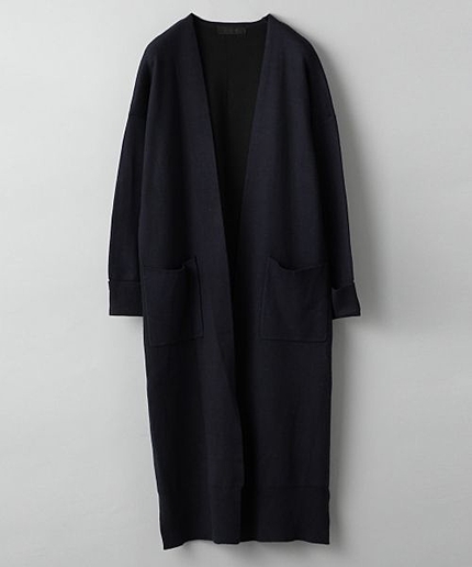 【完売カラー追加予約決定】Wフェイスロングカーディガン