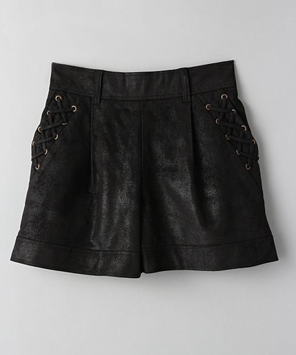 サイドレースアップショートパンツ