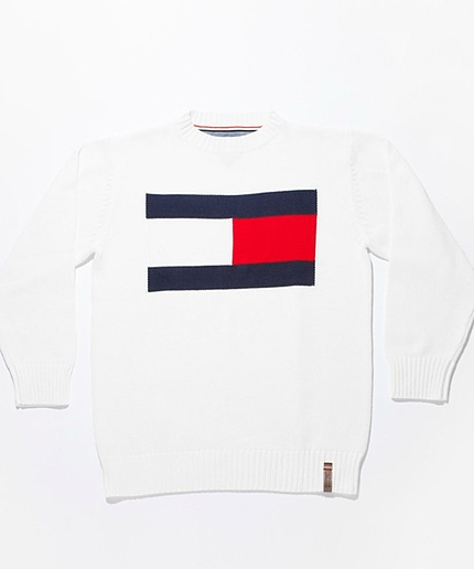 ＜TOMMY HILFIGER DENIM＞×＜monkey time＞ FLAG SWEATER/ニット