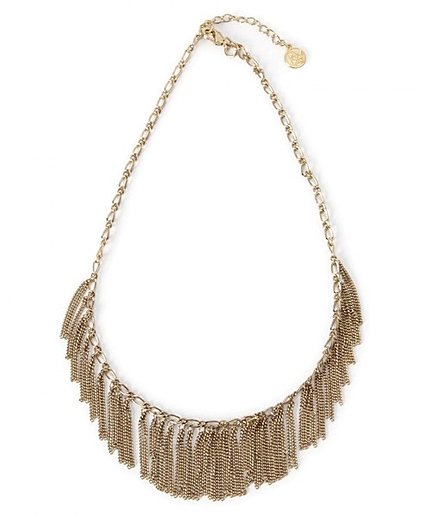 BY チェーンフリンジネックレス