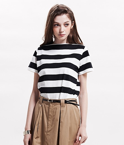 【mina10月号掲載】 【ViS×Dickies】ボーダープルオーバー