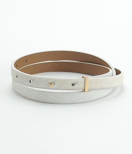 カウヘア細ベルト　【2015AW新作】