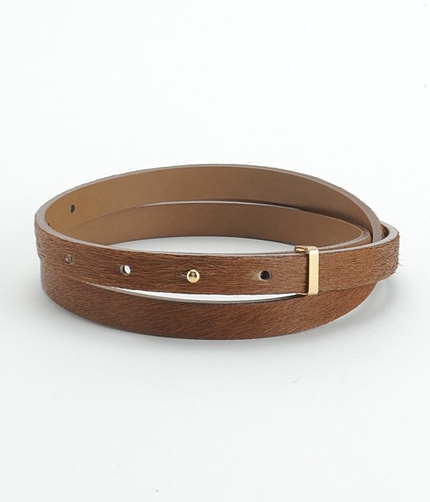 カウヘア細ベルト 【2015AW新作】