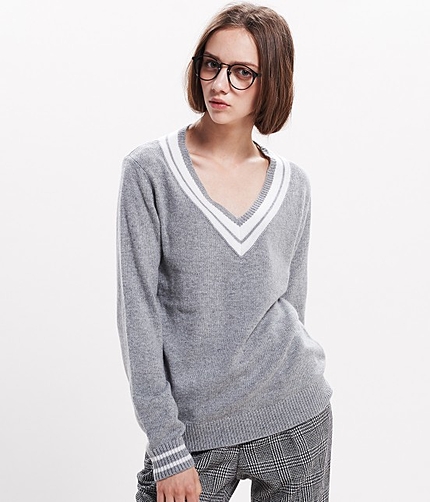 【先行予約】 アンゴラカシミヤ混チルデンニットプルオーバー