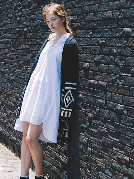 スキッパーシャツワンピース【2015冬新作】