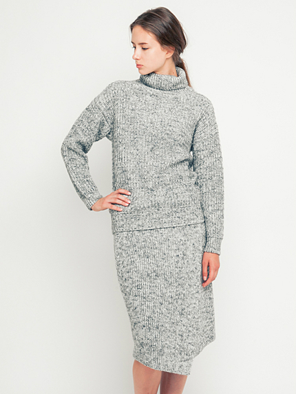 セットアップネップタートルニット【2015冬新作】