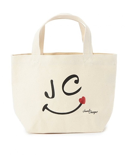 JC スマイル ミニ トート / サブバッグ / ランチバッグ / エコバッグ