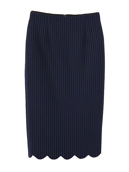 スカラップタイトスカート