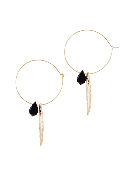 フープリーフピアス