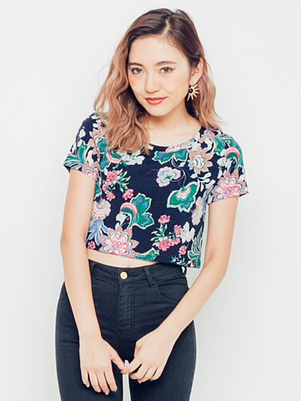 ペイズリーショートTOPS